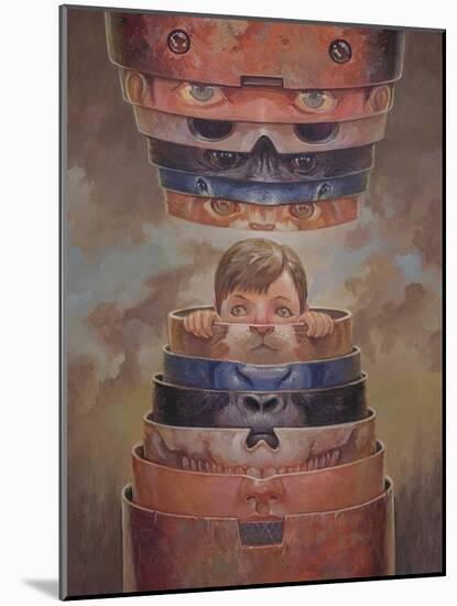 Know Thy Self-Aaron Jasinski-Mounted Art Print