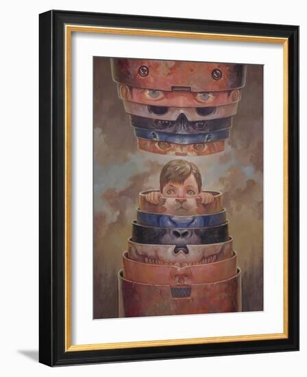 Know Thy Self-Aaron Jasinski-Framed Art Print