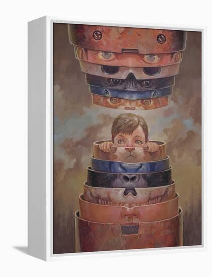 Know Thy Self-Aaron Jasinski-Framed Stretched Canvas