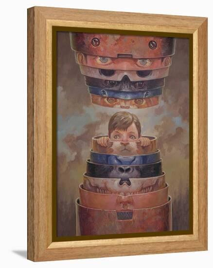 Know Thy Self-Aaron Jasinski-Framed Stretched Canvas