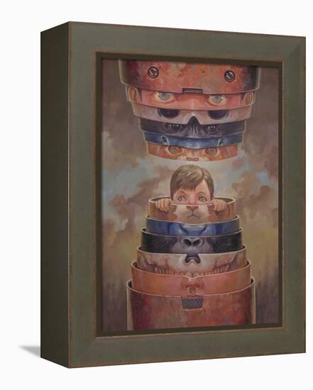 Know Thy Self-Aaron Jasinski-Framed Stretched Canvas