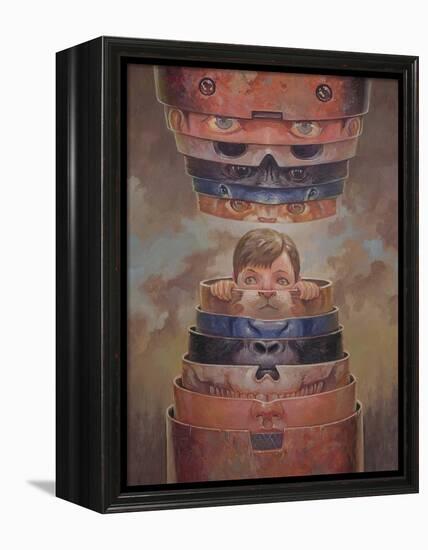 Know Thy Self-Aaron Jasinski-Framed Stretched Canvas