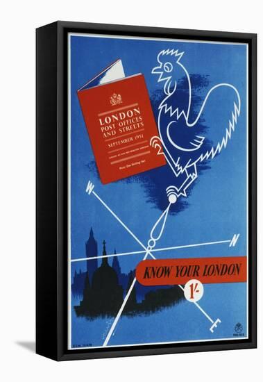Know Your London-Nevin-Framed Stretched Canvas
