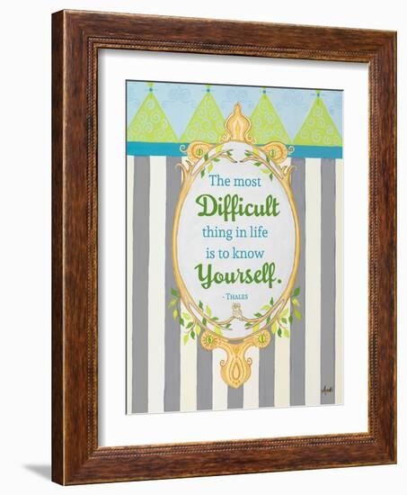 Know Yourself-Andi Metz-Framed Art Print