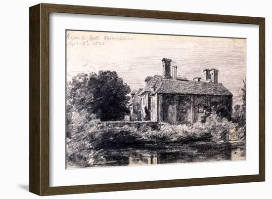 Knowle Hall, 1820-John Constable-Framed Giclee Print