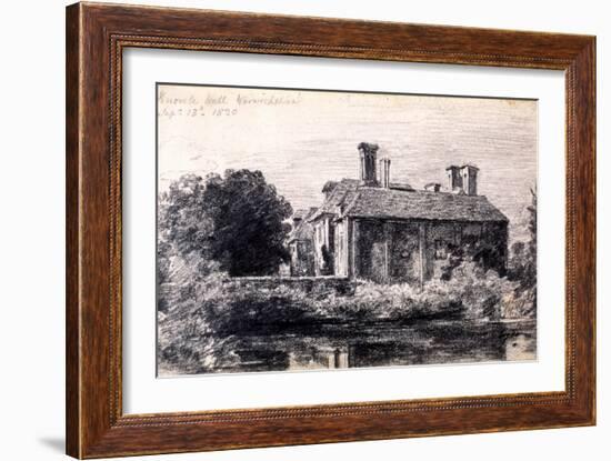 Knowle Hall, 1820-John Constable-Framed Giclee Print