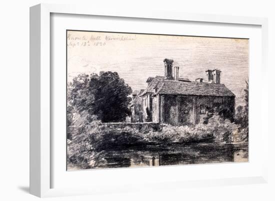 Knowle Hall, 1820-John Constable-Framed Giclee Print