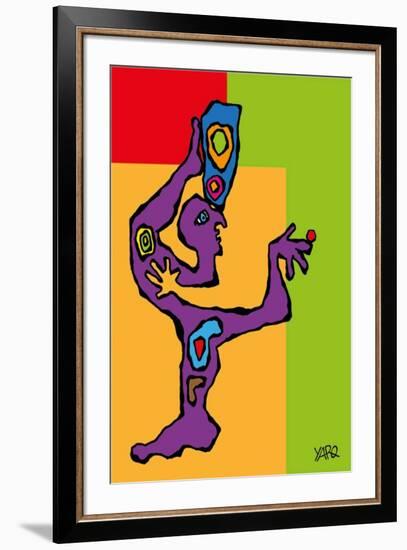 Knowledge and Wisdom-Yaro-Framed Art Print