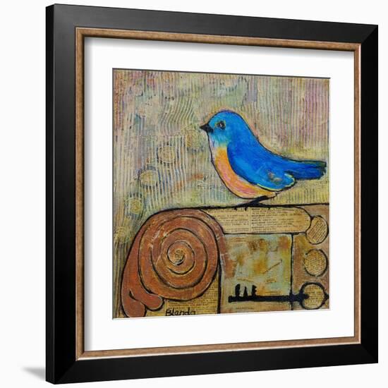 Knowledge is Key-Blenda Tyvoll-Framed Art Print