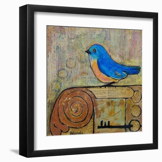 Knowledge is Key-Blenda Tyvoll-Framed Art Print