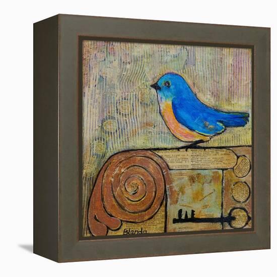 Knowledge is Key-Blenda Tyvoll-Framed Stretched Canvas