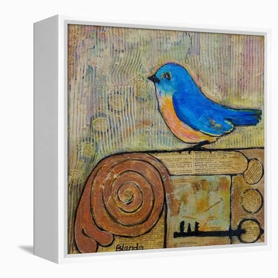 Knowledge is Key-Blenda Tyvoll-Framed Stretched Canvas