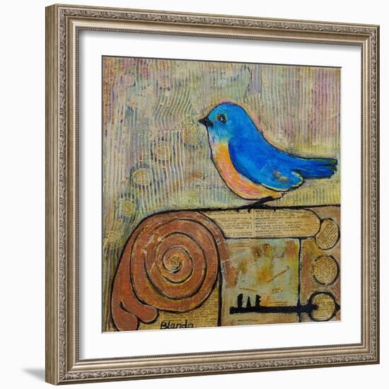 Knowledge is Key-Blenda Tyvoll-Framed Art Print