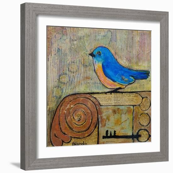 Knowledge is Key-Blenda Tyvoll-Framed Art Print