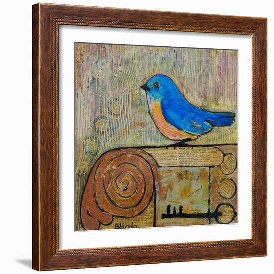 Knowledge is Key-Blenda Tyvoll-Framed Art Print