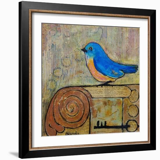 Knowledge is Key-Blenda Tyvoll-Framed Art Print