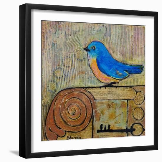 Knowledge is Key-Blenda Tyvoll-Framed Art Print