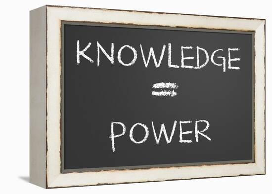 Knowledge Is Power-IJdema-Framed Stretched Canvas