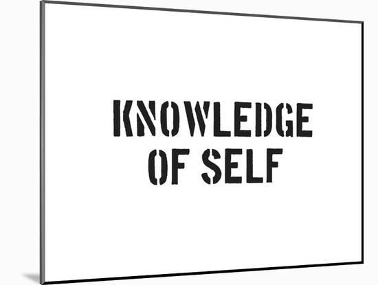 Knowledge Of Self-SM Design-Mounted Art Print