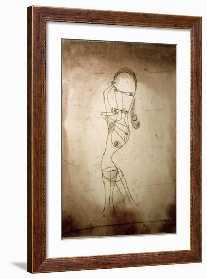 Knowledge, Silence Passing-Paul Klee-Framed Giclee Print