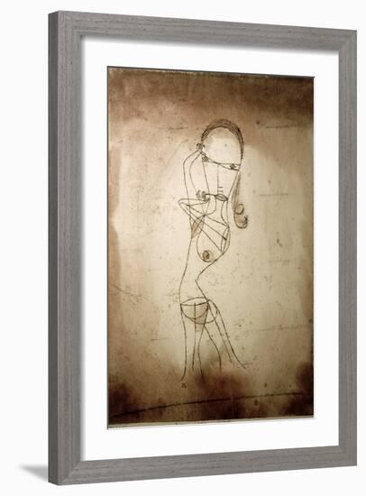 Knowledge, Silence Passing-Paul Klee-Framed Giclee Print