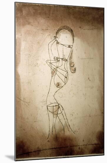 Knowledge, Silence Passing-Paul Klee-Mounted Giclee Print