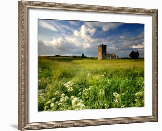 Knowlton Church, Dorset, UK-Ross Hoddinott-Framed Photographic Print