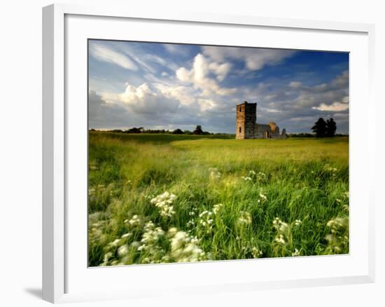 Knowlton Church, Dorset, UK-Ross Hoddinott-Framed Photographic Print