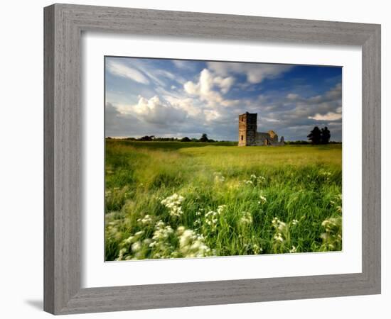 Knowlton Church, Dorset, UK-Ross Hoddinott-Framed Photographic Print