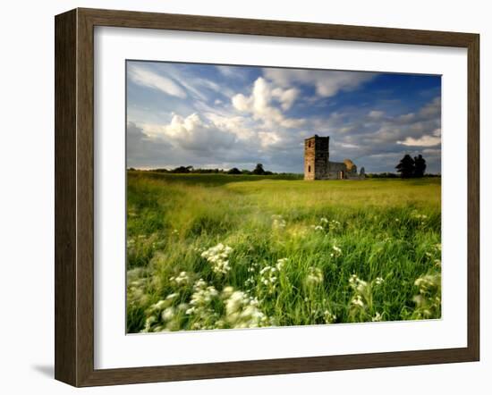 Knowlton Church, Dorset, UK-Ross Hoddinott-Framed Photographic Print