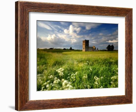 Knowlton Church, Dorset, UK-Ross Hoddinott-Framed Photographic Print