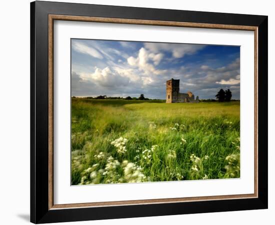 Knowlton Church, Dorset, UK-Ross Hoddinott-Framed Photographic Print