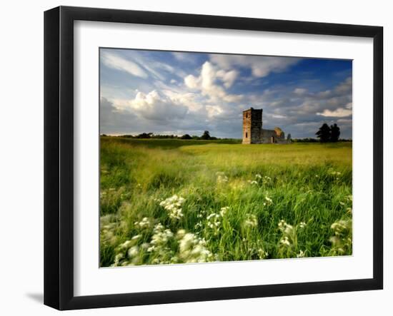 Knowlton Church, Dorset, UK-Ross Hoddinott-Framed Photographic Print