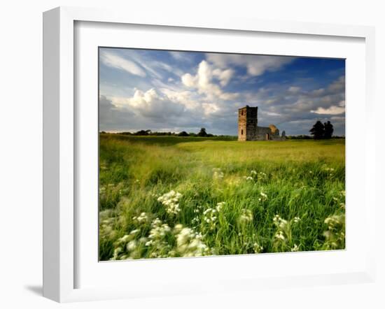 Knowlton Church, Dorset, UK-Ross Hoddinott-Framed Photographic Print