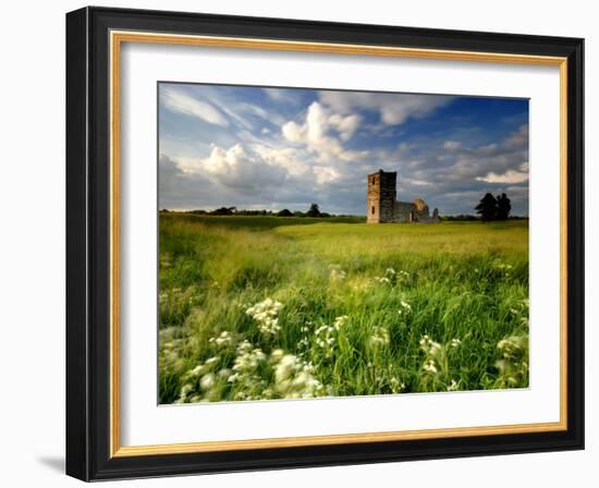 Knowlton Church, Dorset, UK-Ross Hoddinott-Framed Photographic Print