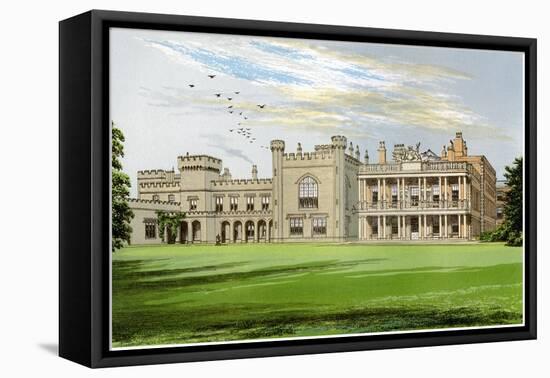 Knowsley Hall, Lancashire, Home of the Earl of Derby, C1880-AF Lydon-Framed Premier Image Canvas