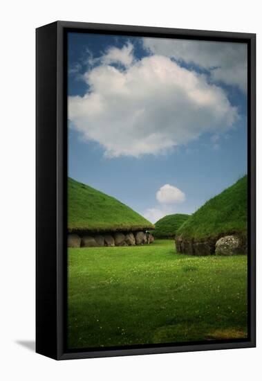 Knowth, Megalithic Ground Near Donore in the Boyne Valley, County Meath, Ireland-Bluehouseproject-Framed Premier Image Canvas