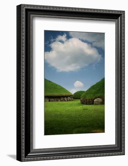 Knowth, Megalithic Ground Near Donore in the Boyne Valley, County Meath, Ireland-Bluehouseproject-Framed Photographic Print