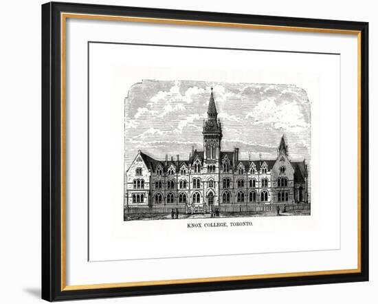 Knox College, Toronto, Ontario, Canada, 19th Century-null-Framed Giclee Print