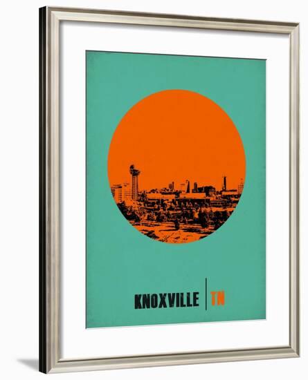 Knoxville Circle Poster 1-NaxArt-Framed Art Print