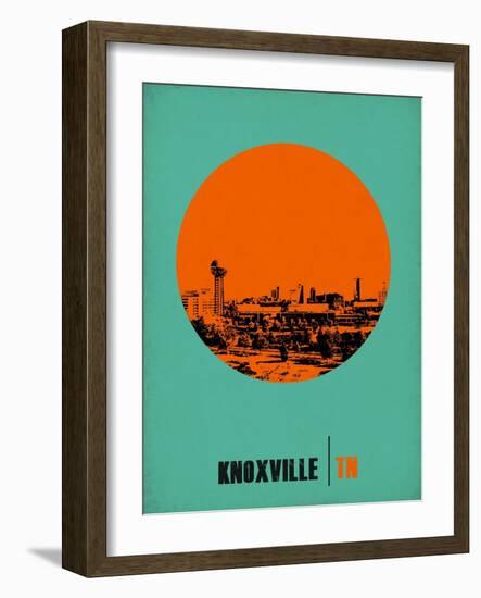 Knoxville Circle Poster 1-NaxArt-Framed Art Print