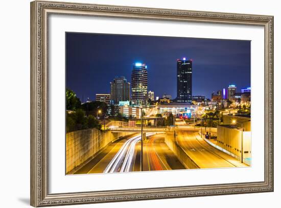 Knoxville, Tennessee, USA Downtown at Night.-SeanPavonePhoto-Framed Photographic Print