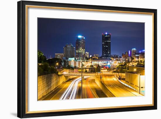 Knoxville, Tennessee, USA Downtown at Night.-SeanPavonePhoto-Framed Photographic Print