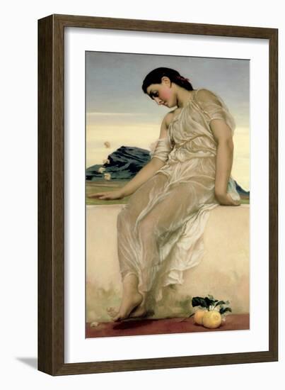 Knucklebones, 1867-Frederick Leighton-Framed Giclee Print