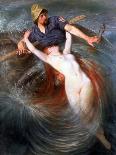 The Fisherman And The Siren-Knut Ekwall-Art Print