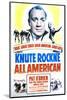 Knute Rockne All American - Movie Poster Reproduction-null-Mounted Photo