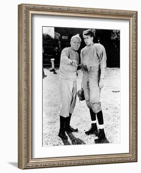 Knute Rockne All American, Pat O'Brien, Ronald Reagan, 1940-null-Framed Photo