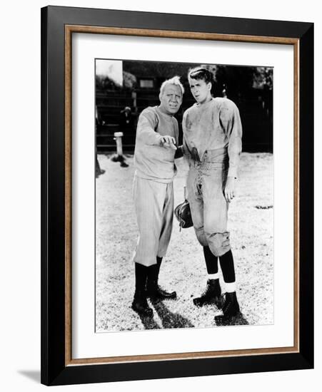 Knute Rockne All American, Pat O'Brien, Ronald Reagan, 1940-null-Framed Photo