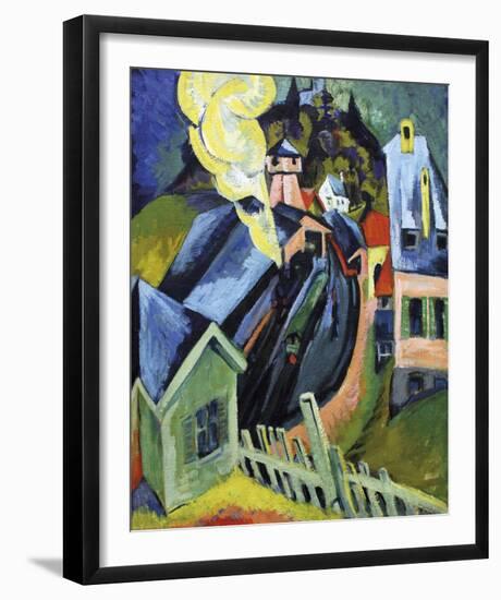 Königstein Station-Ernst Ludwig Kirchner-Framed Giclee Print