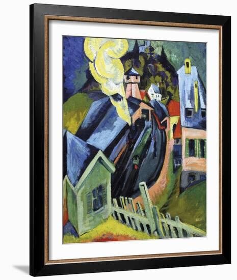 Königstein Station-Ernst Ludwig Kirchner-Framed Giclee Print